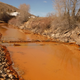 A polluted Belt Creek in Montana. Photo via AP.
